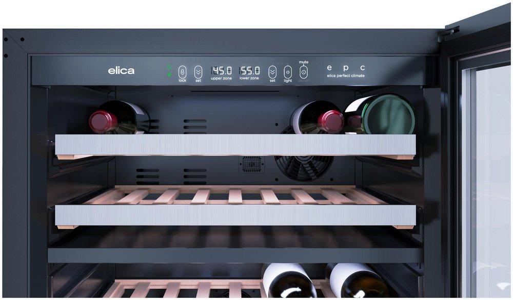 24 in. Dual Zone Wine Cellar with 4.8 cu. ft. Capacity in Stainless Steel 