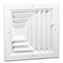 Hart & Cooley Bright White Commercial and Residential Ceiling Diffuser in Bright White Extruded Aluminum 