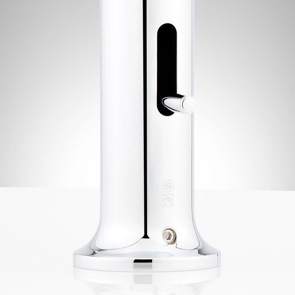 Signature Hardware Chrome Two Handle Roman Tub Faucet and Hand Shower (Trim Only) 