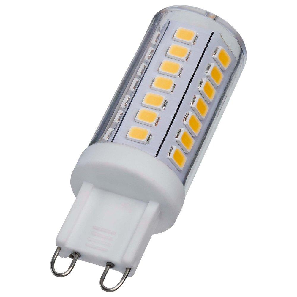 5 WATT MINI LED G9 BASE 3000K CLEAR FINISH 120 VOLT 