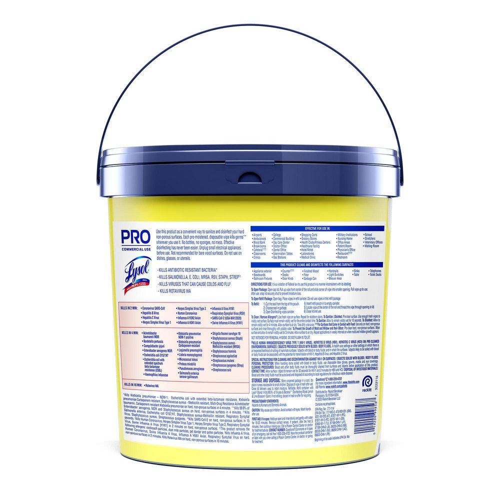 Disinfecting Wipes Bucket, 800 ct. (Case of 2) 