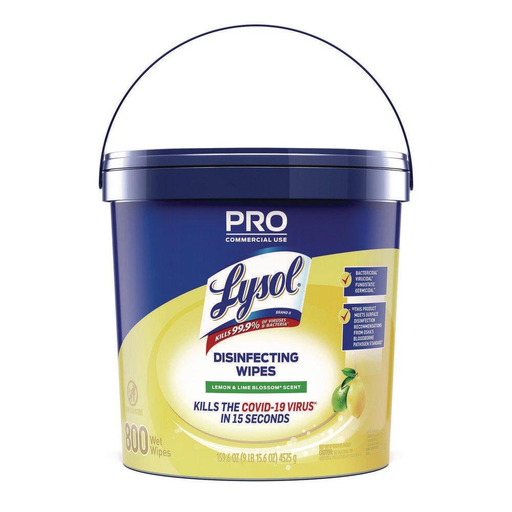 Disinfecting Wipes Bucket, 800 ct. (Case of 2) 