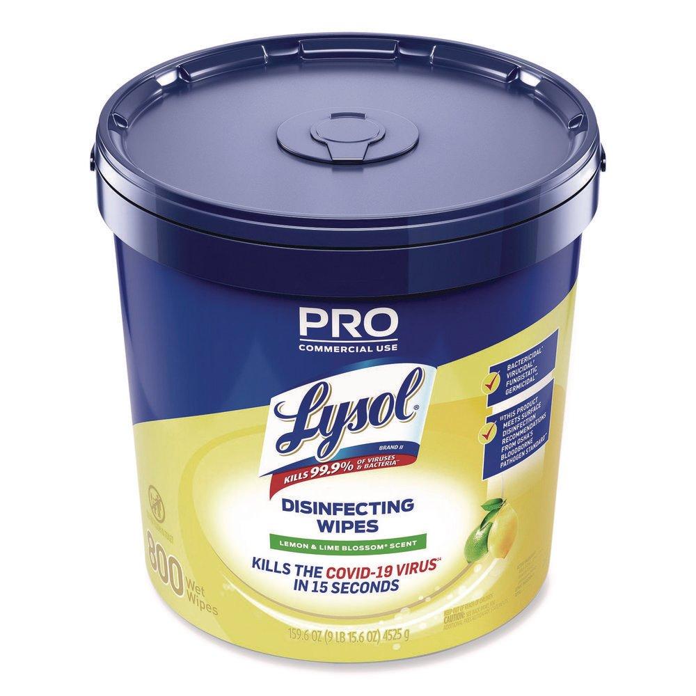 Disinfecting Wipes Bucket, 800 ct. (Case of 2) 