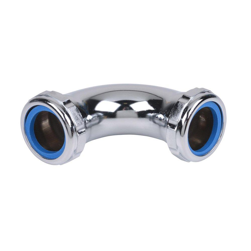 Dearborn Chrome Slip 90 Degree Brass Elbow 