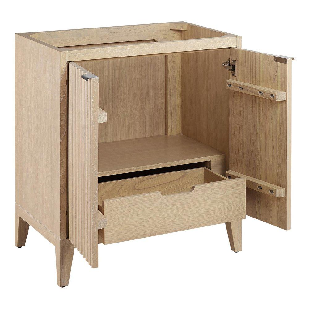 30 BAYLISS VANITY - STONEWARE WHITE - VANITY CABINET ONLY 