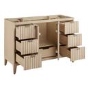 48 BAYLISS VANITY WITH RECTANGULAR UNDERMOUNT SINK - STONEWARE WHITE - FEATHERED WHITE - WIDESPREAD 