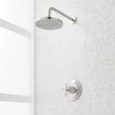 ELITA PRESSURE BALANCE SHOWER SYSTEM - CROSS HANDLE - BRUSHED NICKEL 