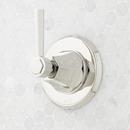 ELITA PRESSURE BALANCE SHOWER SYSTEM WITH HAND SHOWER - LEVER HANDLES - POLISHED NICKEL 