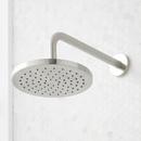 ELITA PRESSURE BALANCE SHOWER SYSTEM WITH SLIDE BAR AND HAND SHOWER - CROSS HANDLES - BRUSHED NICKEL 