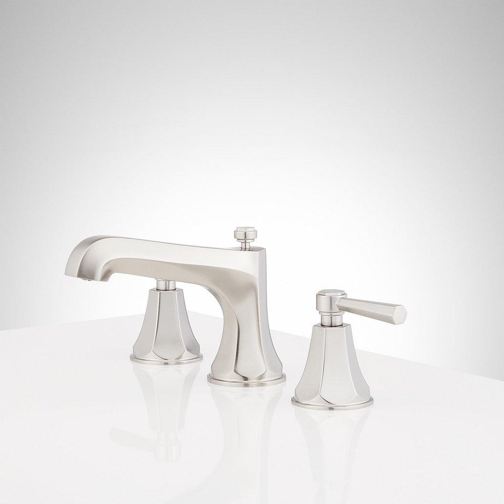 ELITA WIDESPREAD BATHROOM FAUCET - LEVER HANDLES - BRUSHED NICKEL 