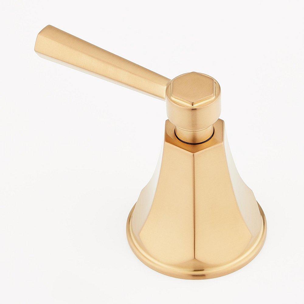 ELITA WIDESPREAD BATHROOM FAUCET - LEVER HANDLES - BRUSHED GOLD 