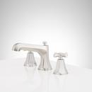 ELITA WIDESPREAD BATHROOM FAUCET - CROSS HANDLES - BRUSHED NICKEL 