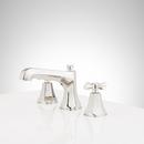 ELITA WIDESPREAD BATHROOM FAUCET - CROSS HANDLES - POLISHED NICKEL 