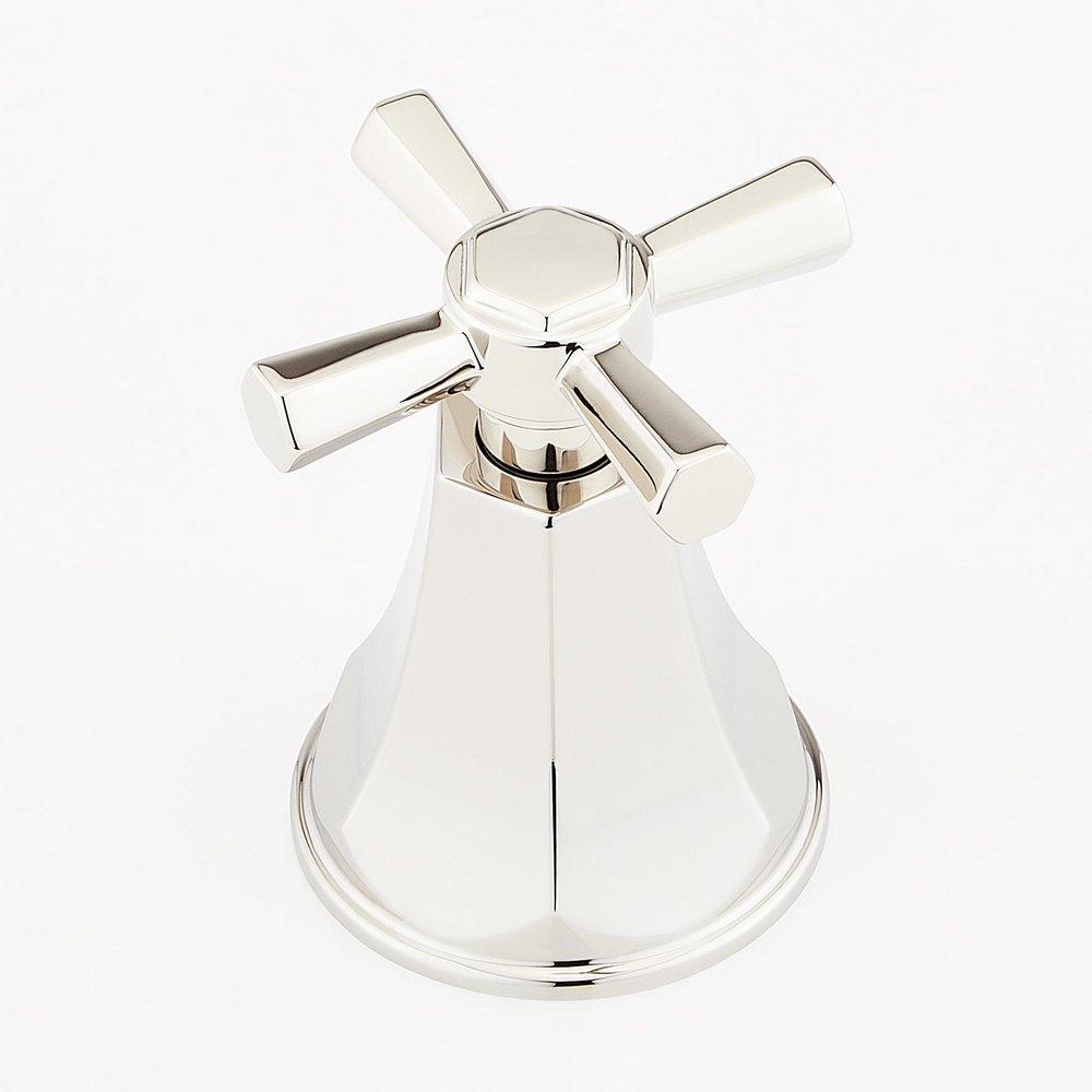 ELITA WIDESPREAD BATHROOM FAUCET - CROSS HANDLES - POLISHED NICKEL 