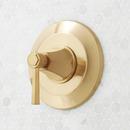Single Handle Pressure Balancing Valve Trim in Brushed Gold (Trim Only)