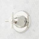 Single Handle Valve Trim in Polished Nickel - Includes Cross Handle and Valve
