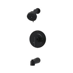 Single Handle Multi Function Bathtub & Shower Faucet in Matte Black (Trim Only)