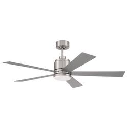 52 in. 5-Blade Indoor LED Ceiling Fan in Brushed Polished Nickel