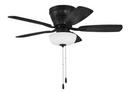 42 INCH HUGGER CEILING FAN W/ 5 BLADES LIGHT KIT 
