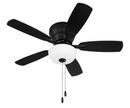 42 INCH HUGGER CEILING FAN W/ 5 BLADES LIGHT KIT 