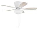 42 INCH HUGGER CEILING FAN W/ 5 BLADES LIGHT KIT 