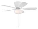 42 INCH HUGGER CEILING FAN W/ 5 BLADES LIGHT KIT 