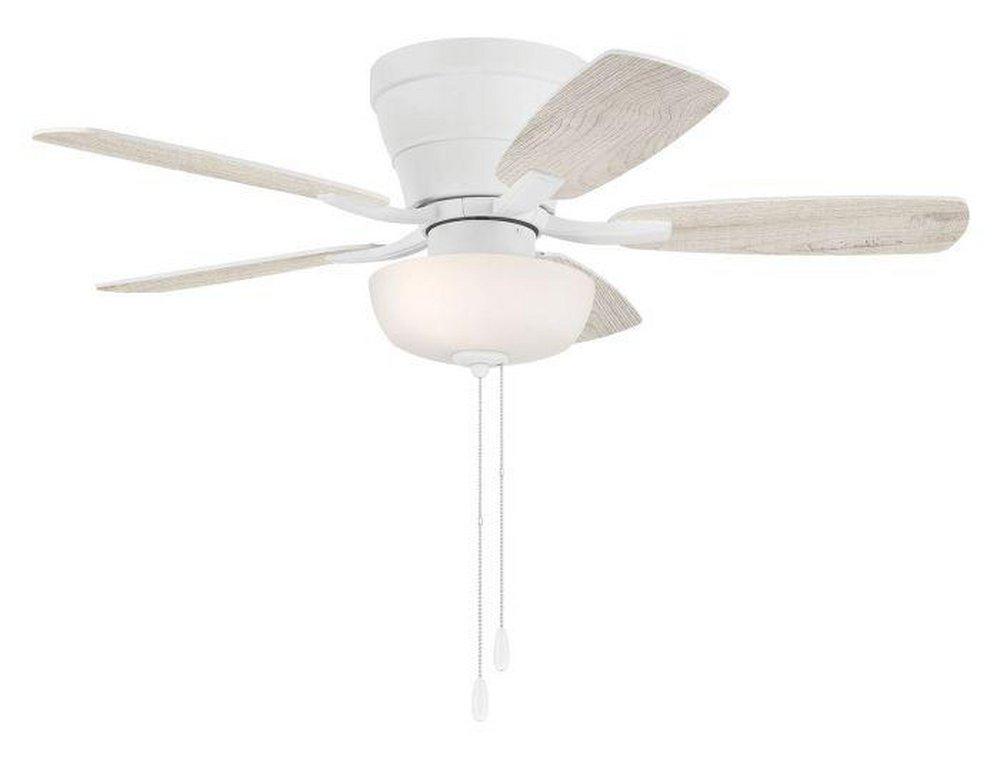 42 INCH HUGGER CEILING FAN W/ 5 BLADES LIGHT KIT 