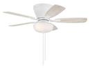 42 INCH HUGGER CEILING FAN W/ 5 BLADES LIGHT KIT 