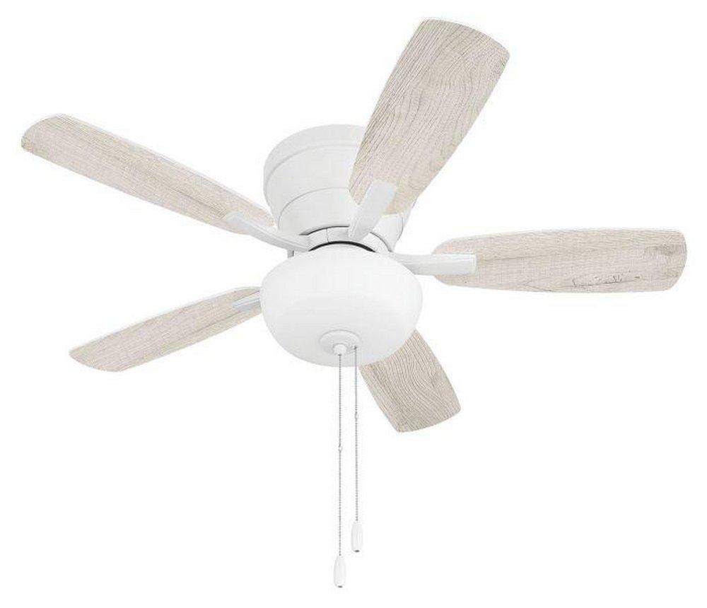 42 INCH HUGGER CEILING FAN W/ 5 BLADES LIGHT KIT 