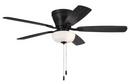 52 INCH HUGGER CEILING FAN W/ 5 BLADES LIGHT KIT 