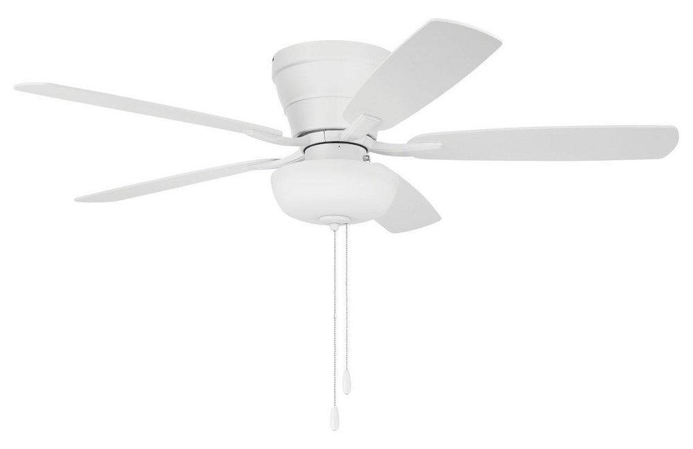 52 INCH HUGGER CEILING FAN W/ 5 BLADES LIGHT KIT 