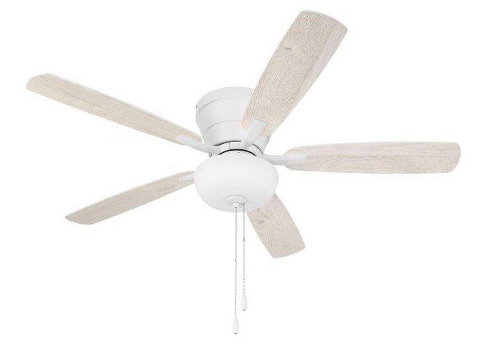 52 INCH HUGGER CEILING FAN W/ 5 BLADES LIGHT KIT 