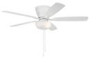 52 INCH HUGGER CEILING FAN W/ 5 BLADES LIGHT KIT 