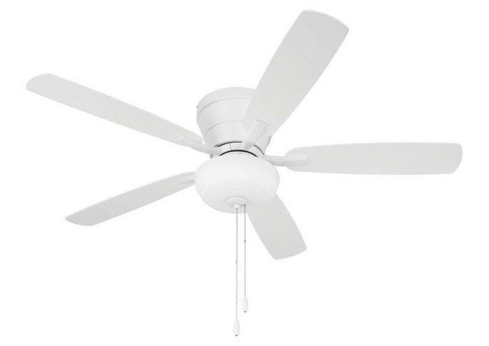 52 INCH HUGGER CEILING FAN W/ 5 BLADES LIGHT KIT 