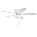 52in. 5-Blade Ceiling Fan with White with White/Washed Oak Blades 