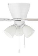 52 INCH HUGGER CEILING FAN W/ 5 BLADES 3 LIGHT KIT 