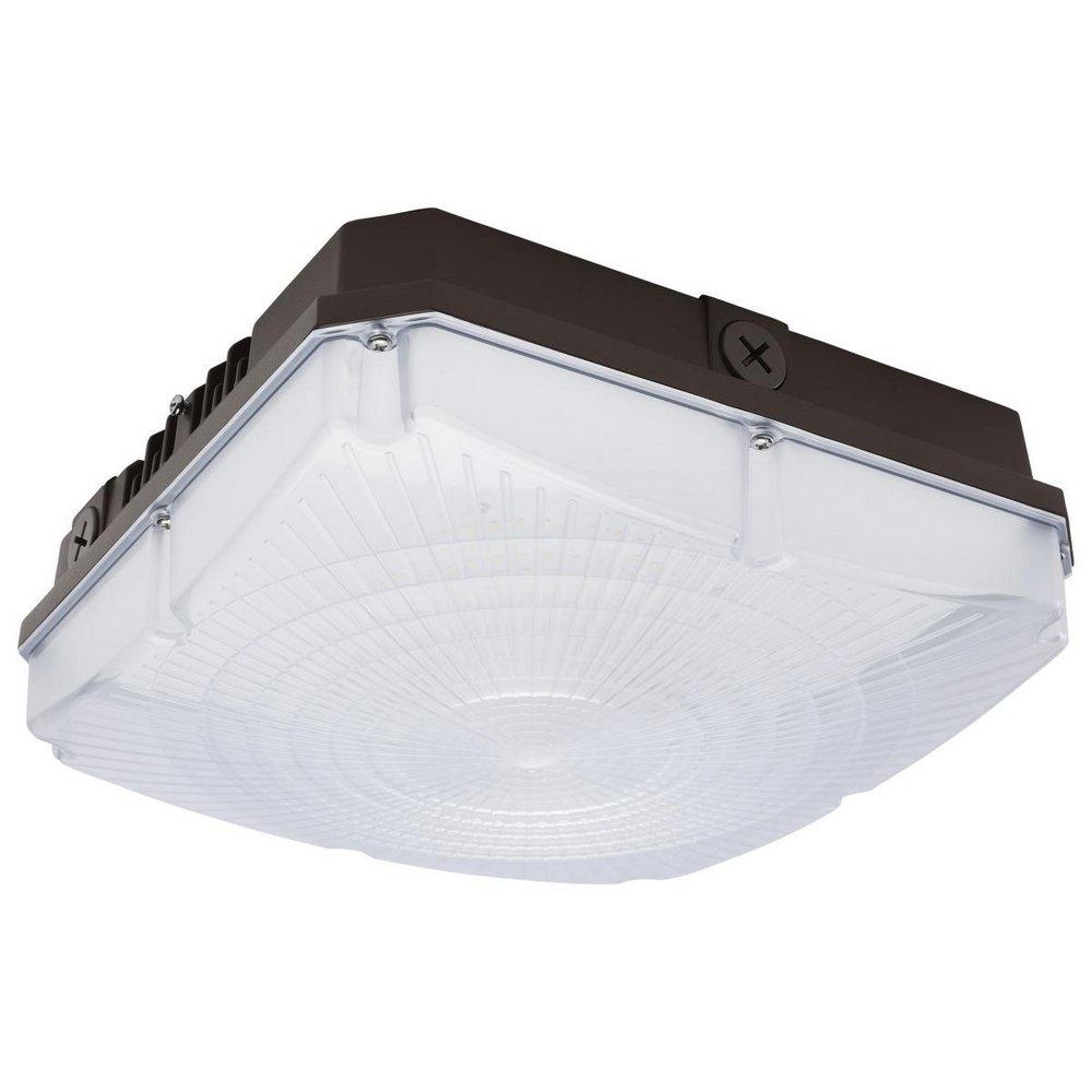 10 INCH LED FIELD SELECTABLE CANOPY FIXTURE - 45/60/70 WATTS - 3K/4K/5K CCT 