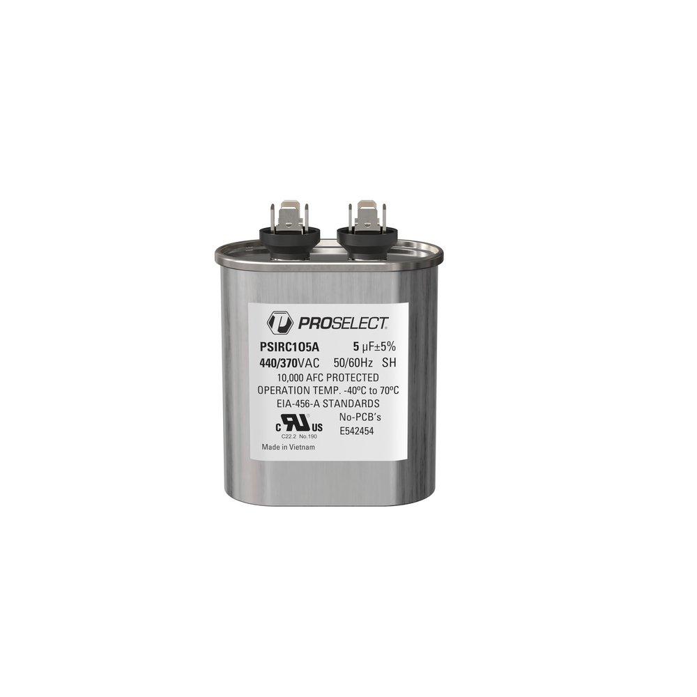 5 MFD 440/370V OVAL  RUN CAP 