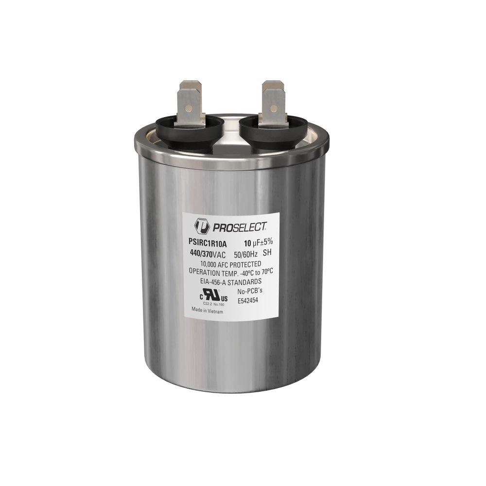 10 MFD 440/370V RND  RUN CAP 