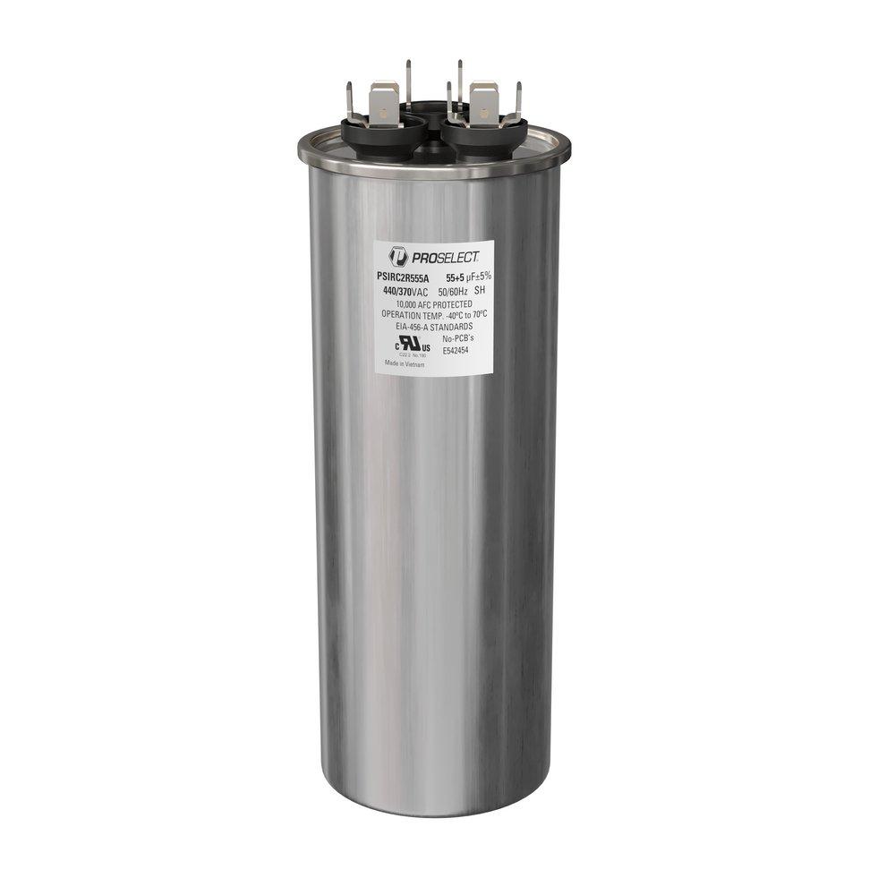 55/5 MFD 440/370V RND  RUN CAP 