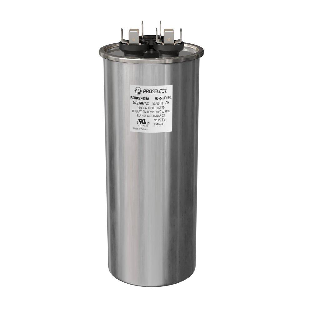 60/5 MFD 440/370V RND  RUN CAP 