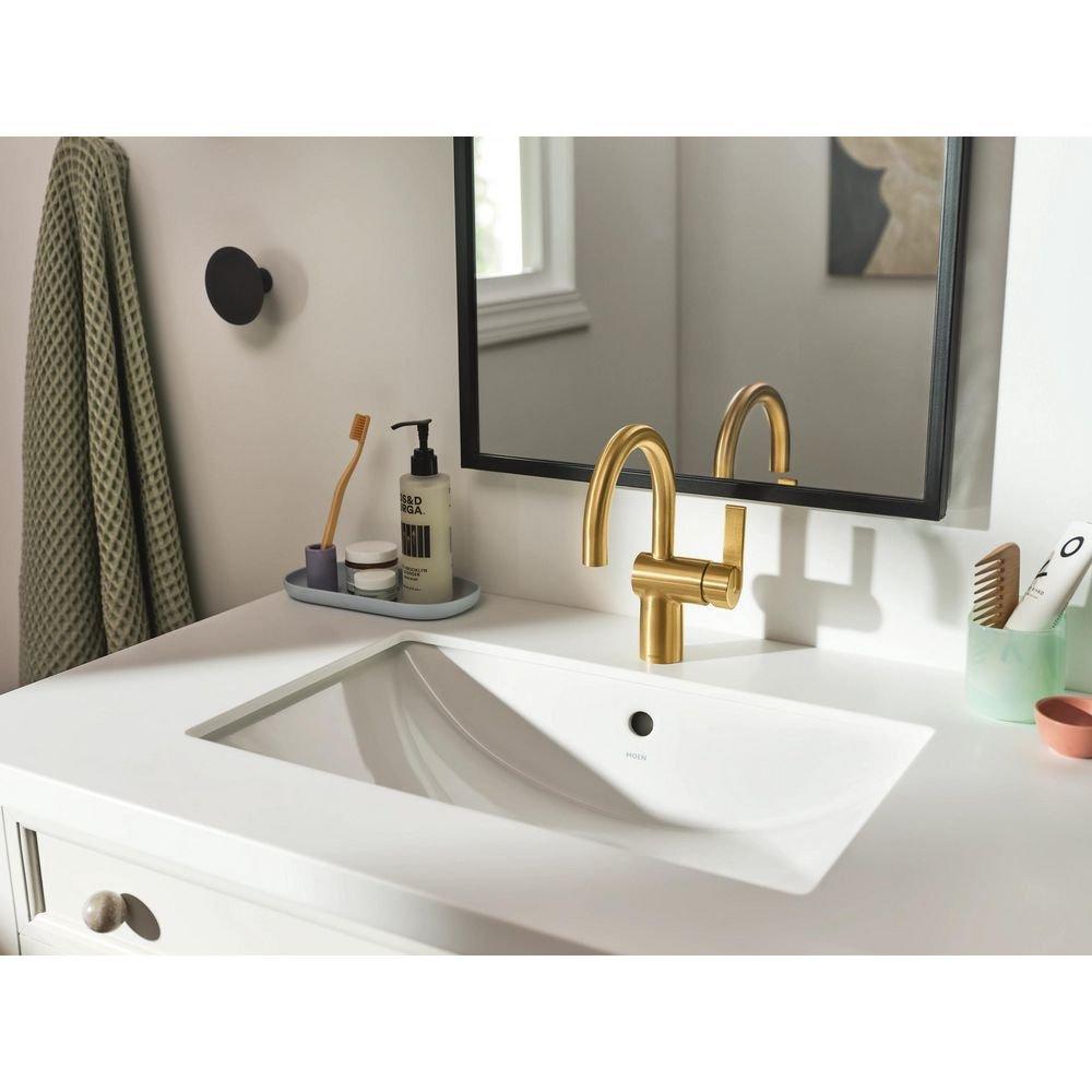 23-5/8 in. Undermount Vitreous China Rectangular Bathroom Sink in White 