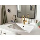 23-5/8 in. Undermount Vitreous China Rectangular Bathroom Sink in White 