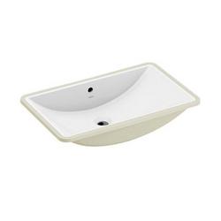 23-5/8 in. Undermount Vitreous China Rectangular Bathroom Sink in White