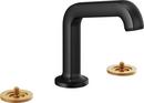 Widespread Bathroom Sink Faucet in Matte Black (Handles Sold Separately)