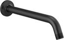 10 in. Shower Arm and Flange in Matte Black
