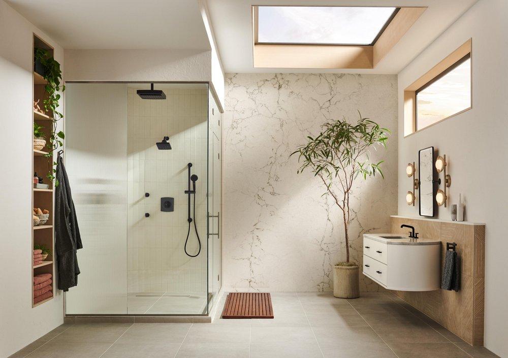 BRIZO KINTSU WIDESPREAD LAVATORY LEVER HANDLES 