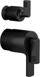 TempAssure® Thermostatic Integrated Diverter Trim Lever Handles in Matte Black