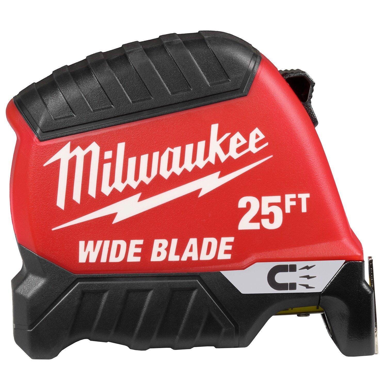 25 ft. Wide Blade Magnetic Tape Measure 