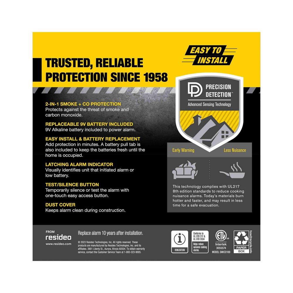 DC Smoke & Carbon Monoxide Combo Alarm 